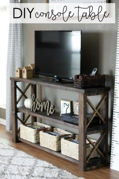 Top Trending 8 Diy Tv Console Collection Top Trending 8 Diy Tv Console Collection